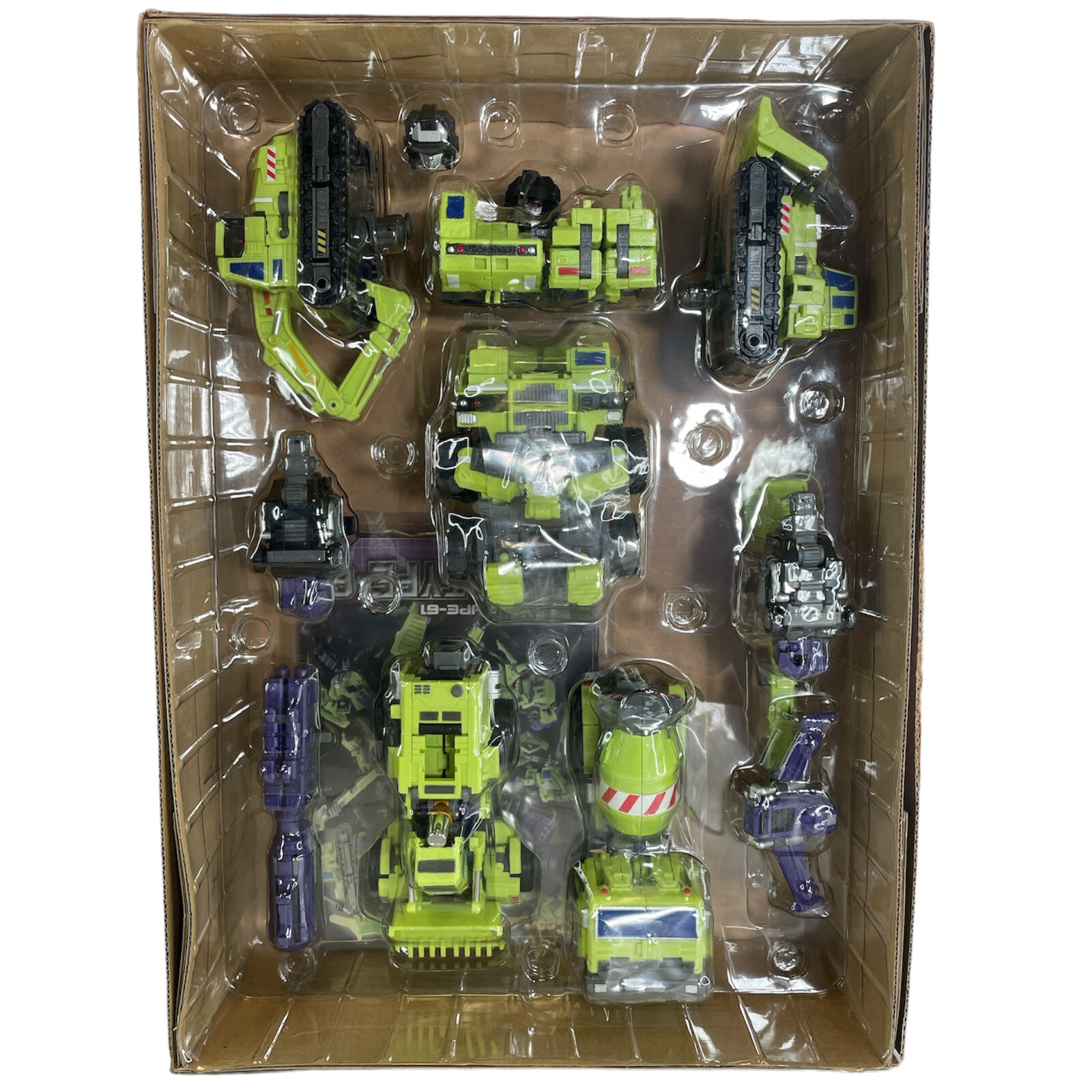 G1 Decepticon Transformers Devastator 6 Figures Combine Into 1 Type 61 New Box