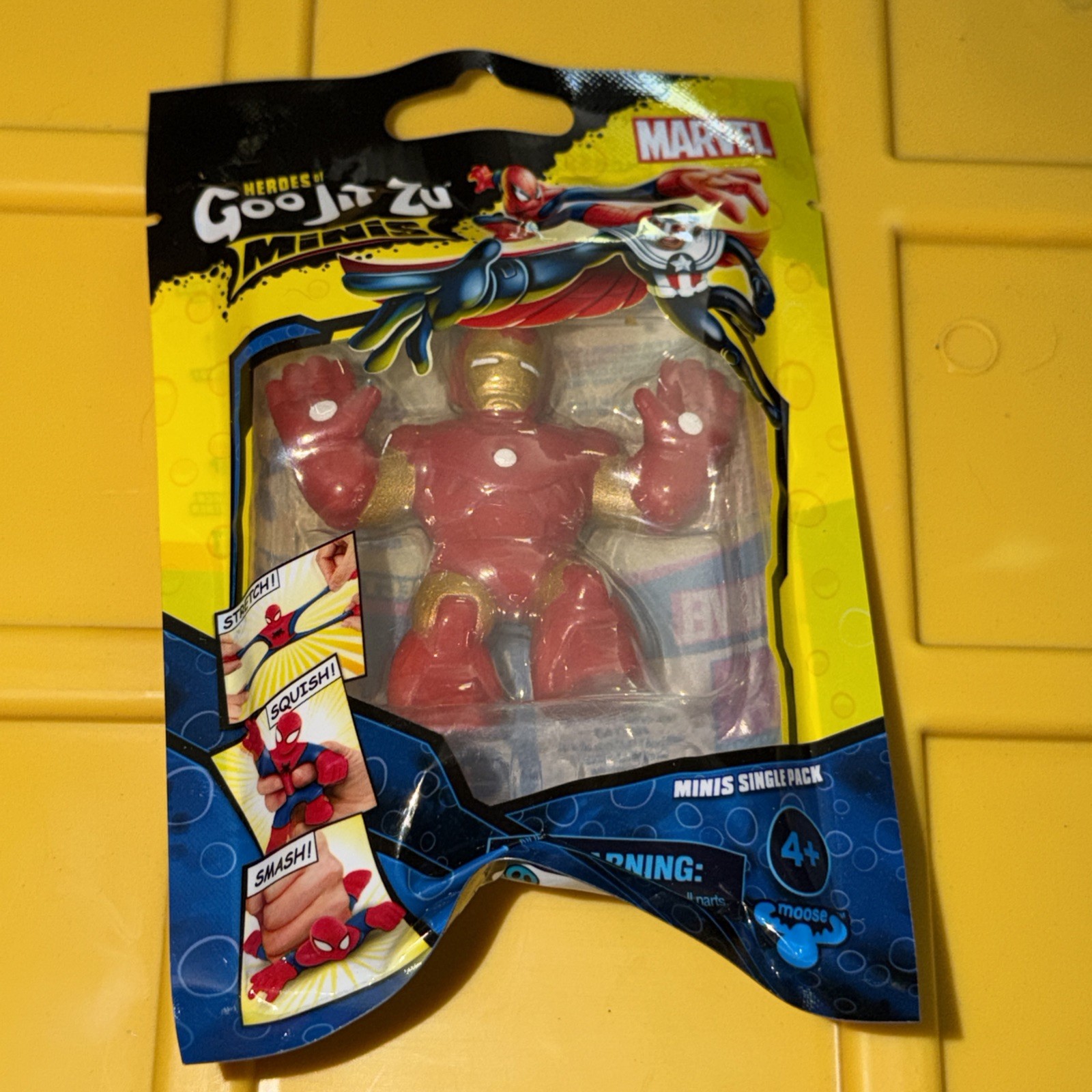 Marvel Heroes of Goo Jit Zu Minis: IRON MAN 2.5&Prime; Single Pack! #41159