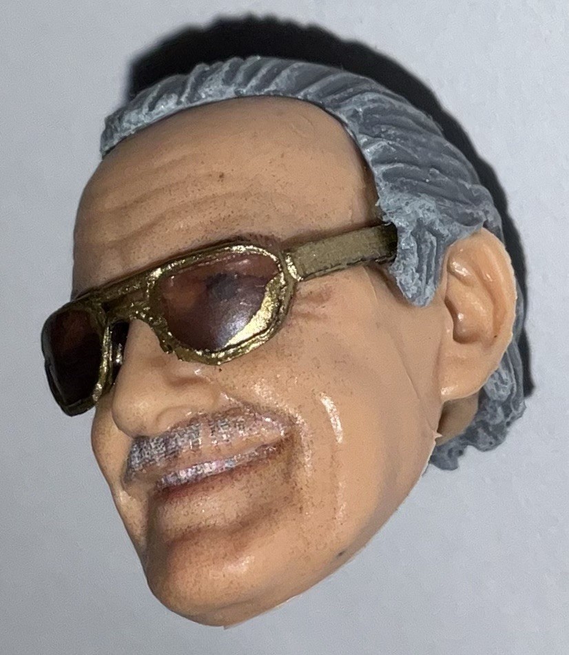 Marvel Legends STAN LEE HEAD Excelsior MCU for 6&Prime; Figure
