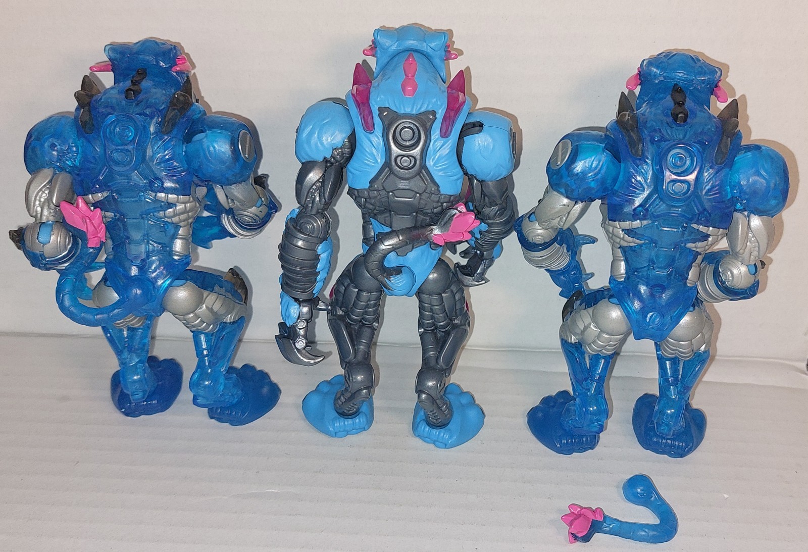 MrBeast Lab Mutations Panthers Action Figures 5.5” Lot Of 3 Broken Tail On One