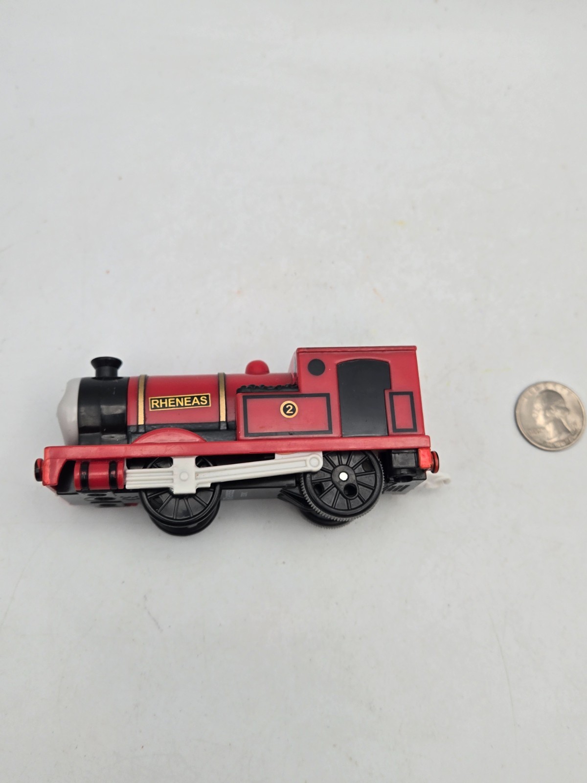 Motorized Trackmaster Thomas & Friends Train Tank Engine – Rheneas – Works