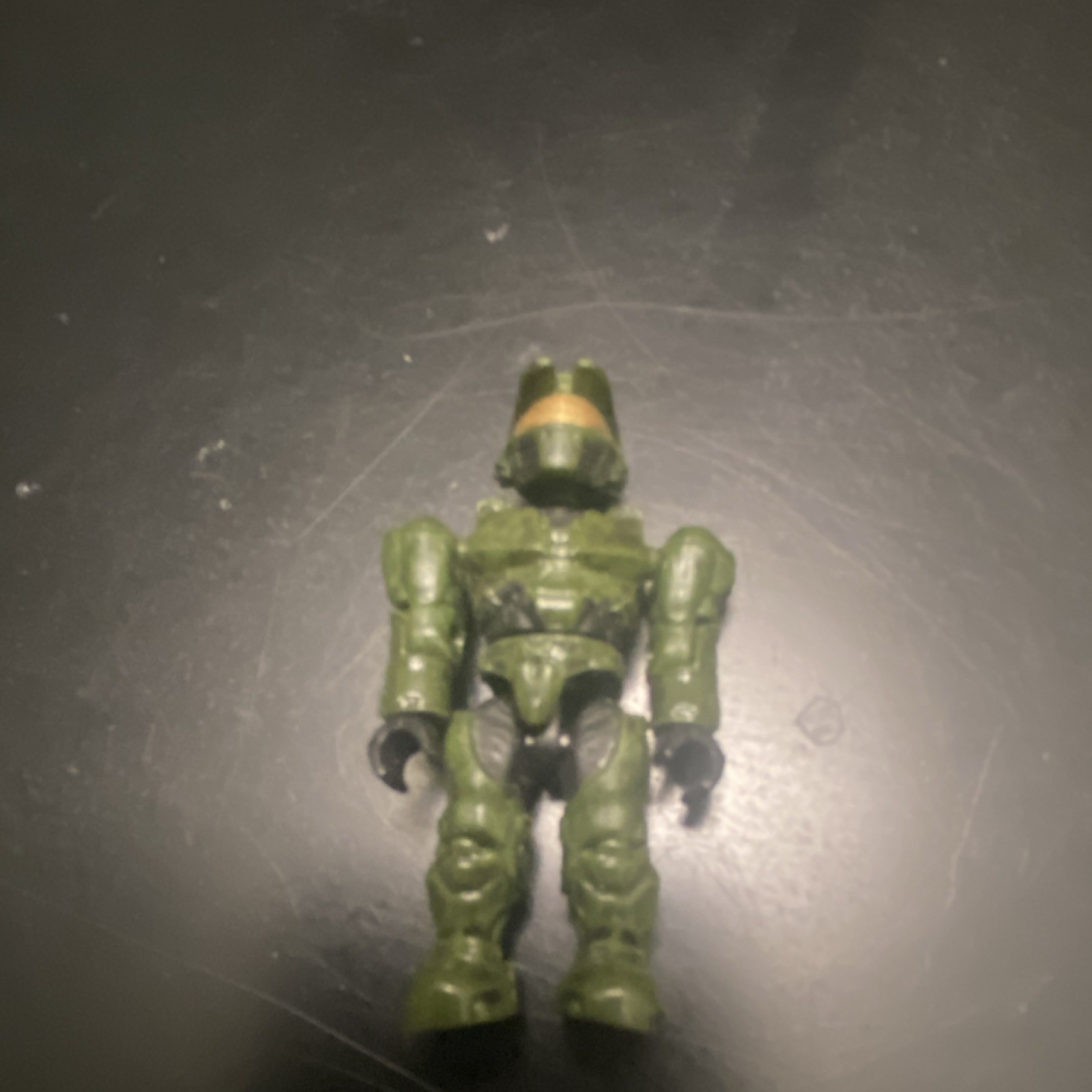Mega Bloks Halo Master Chief Green Plastic Figurine Less Than 5 in
