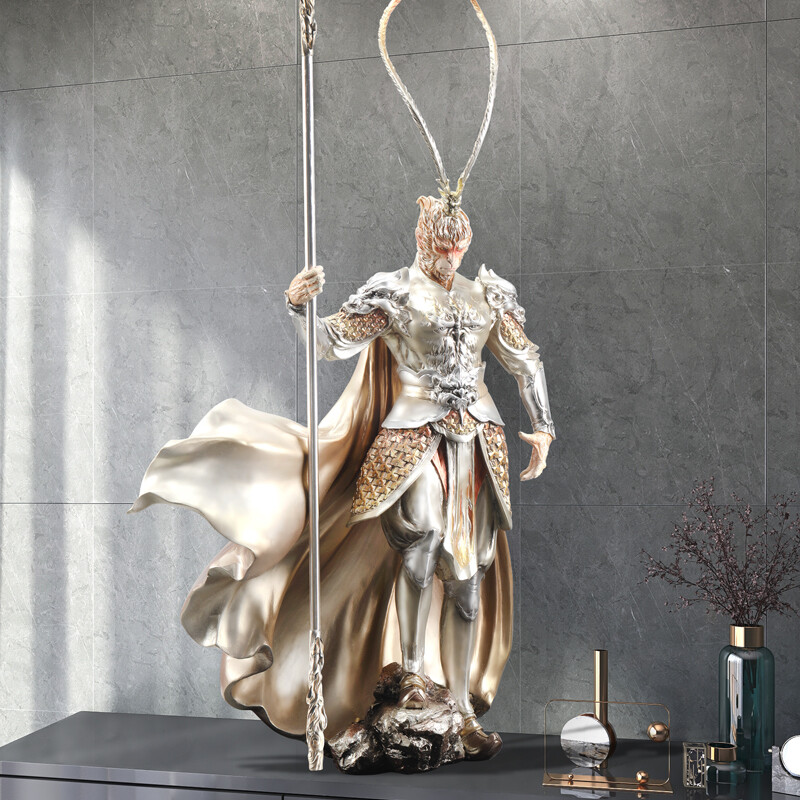 US Stock The Monkey King Figure Wukong Model Decoration Statue Collection Gift