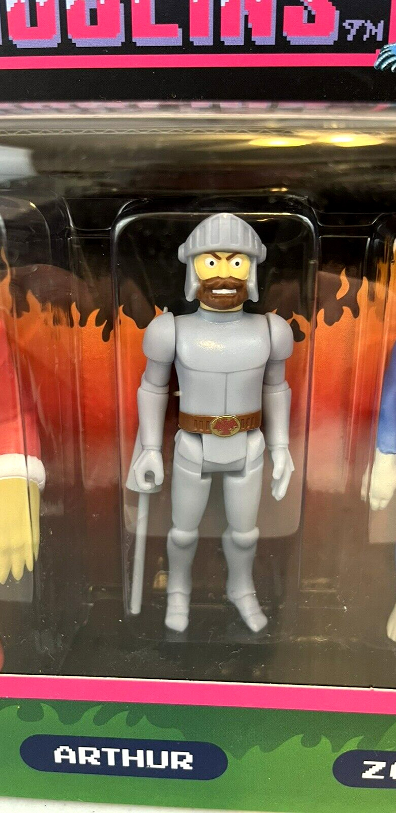 GHOSTS&rsquo;N GOBLINS~ReAction Figures~Super7~Zombie Set~Astaroth-Arthur-Zombie~New