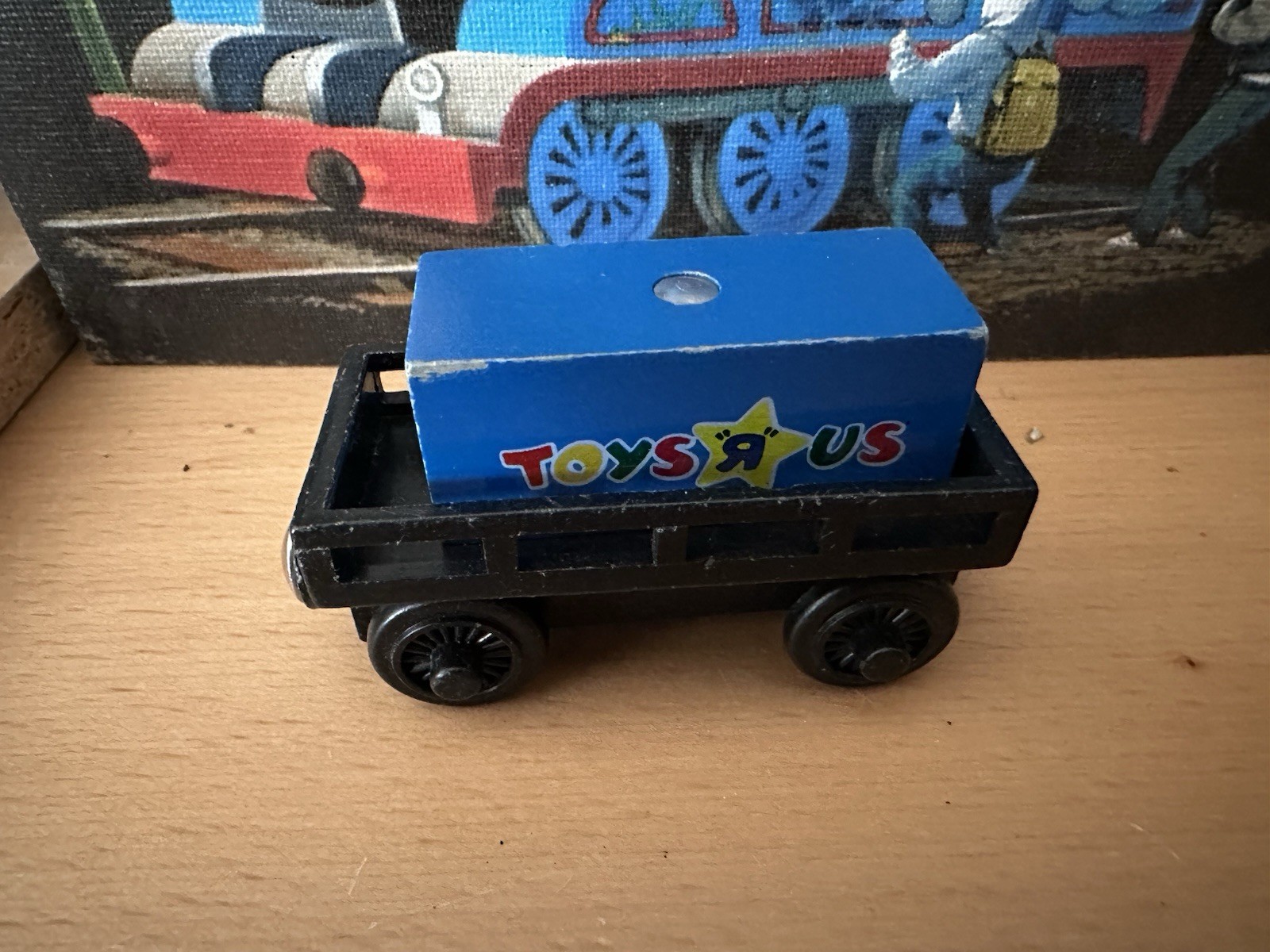 Thomas Train Wooden Black Cargo Car & Imaginarium Blue Toys R Us Cargo!