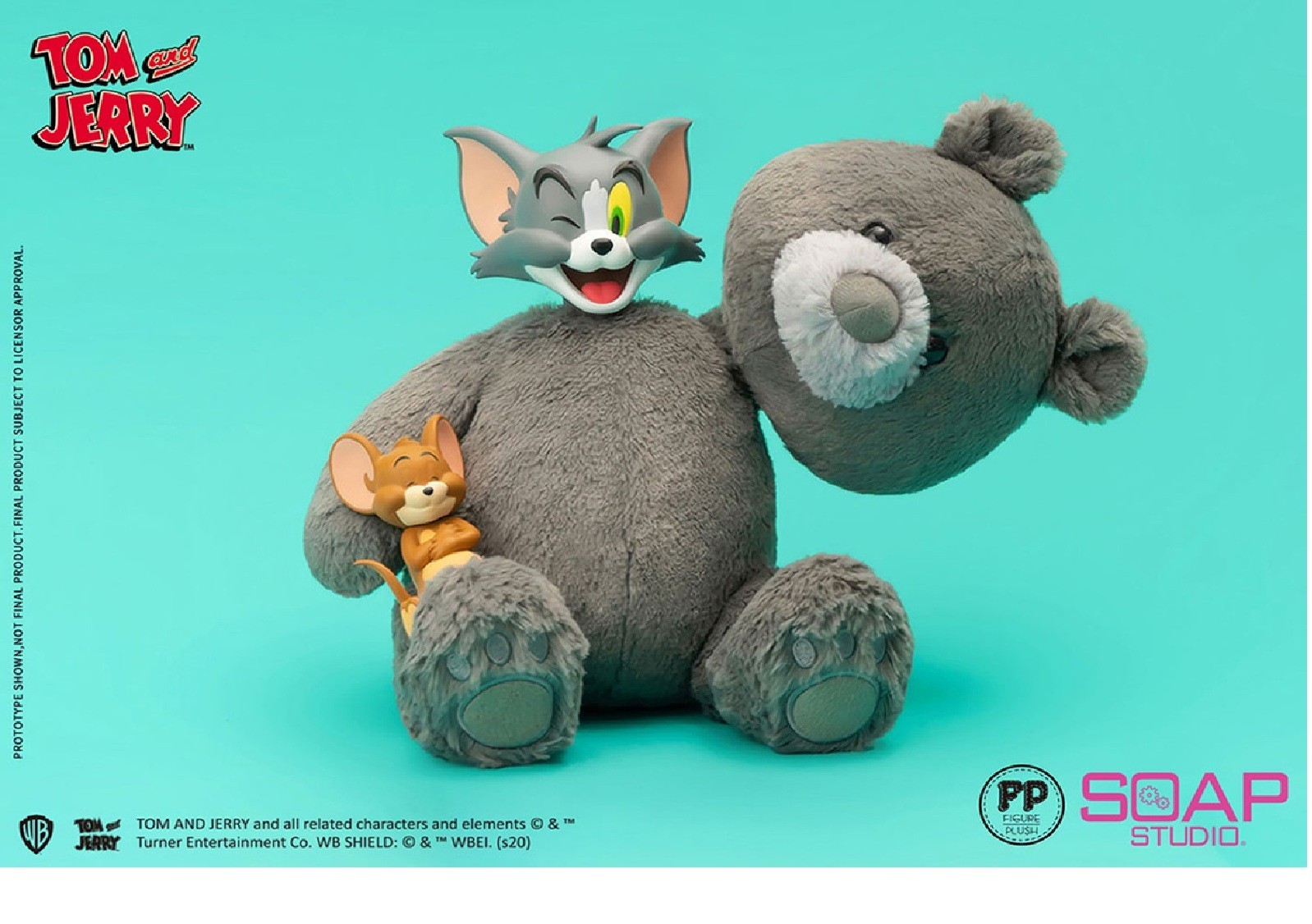 SOAP STUDIO TOM & JERRY Plush Teddy Bear Doll FIGURE unvercover