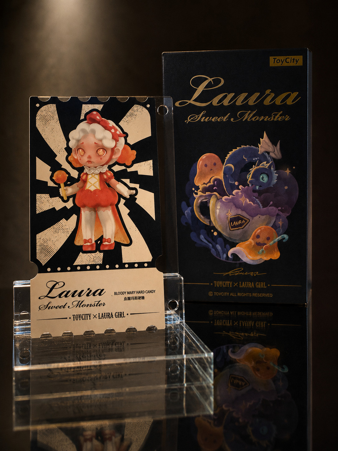 TOYCITY Laura Sweet Monster Confirmed Figure Card Box Choose Character