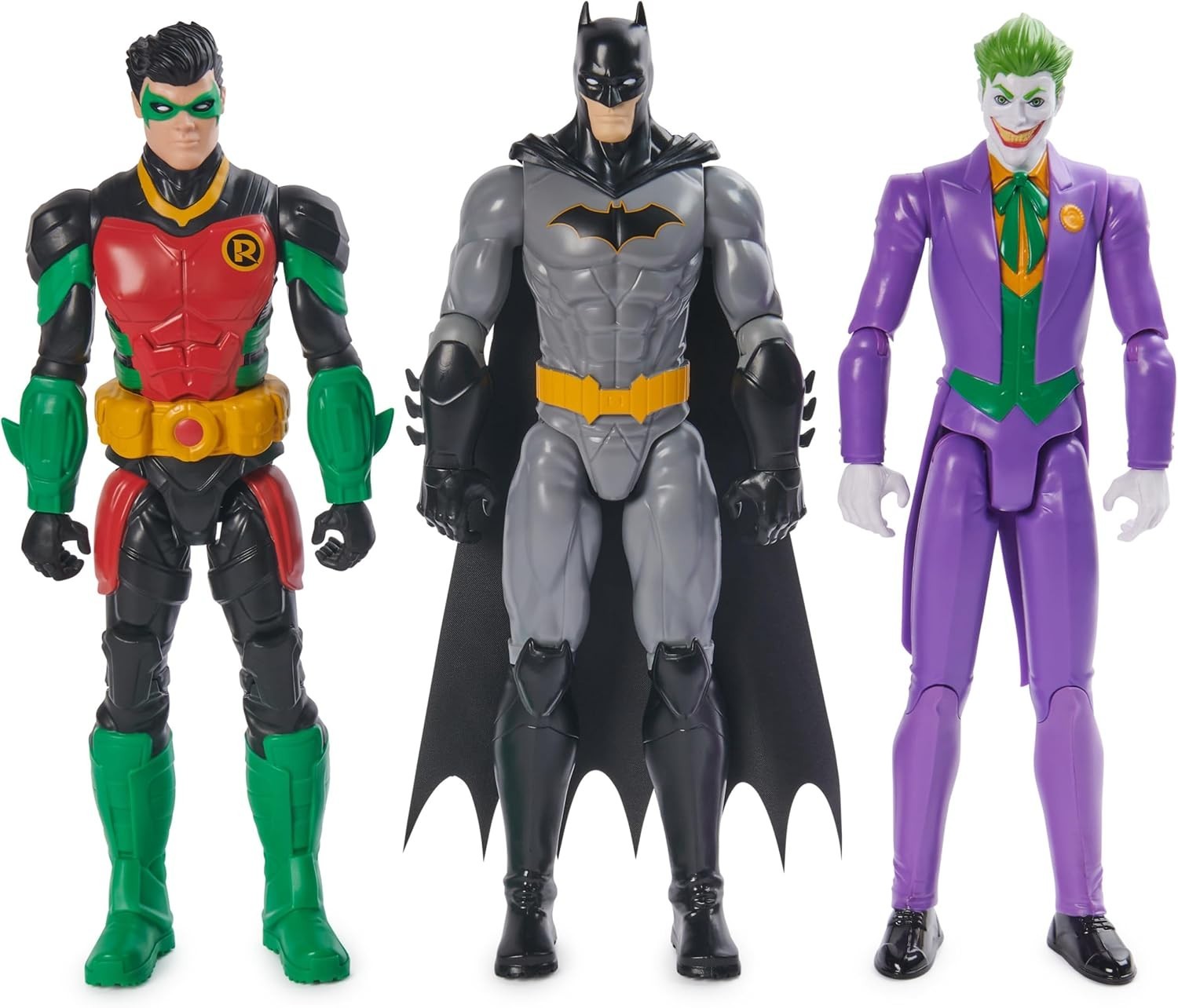 New Batman Team Up 3-Pack, The Joker, Robin 12-inch Figures, Collectible