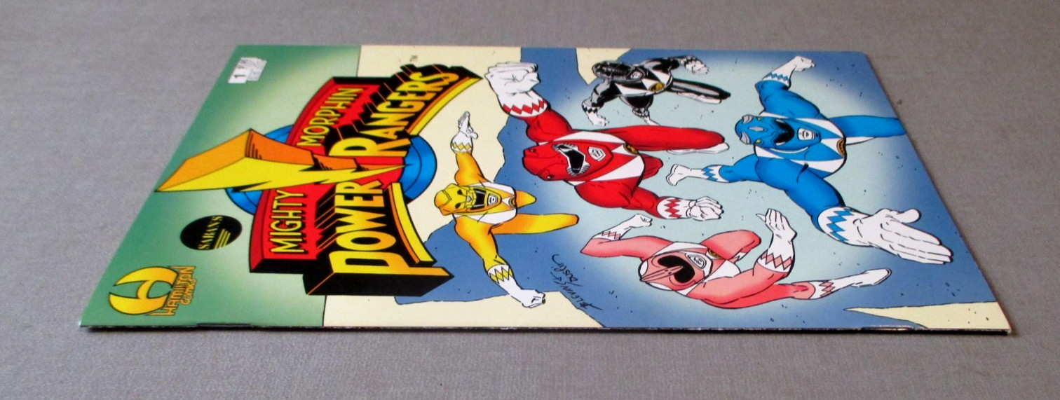 1994- SABANS MIGHTY MORPHIN POWER RANGERS NO.1 COMIC BOOK-W-CARD- NM+ OR BETTER