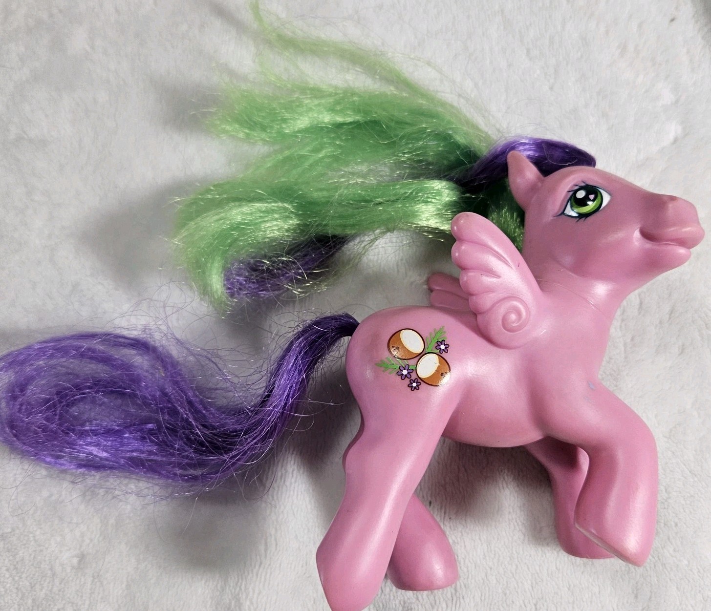 My Little Pony G3 Coconut Grove Pink Pegasus 2004 Magnetic Hoof Hasbro