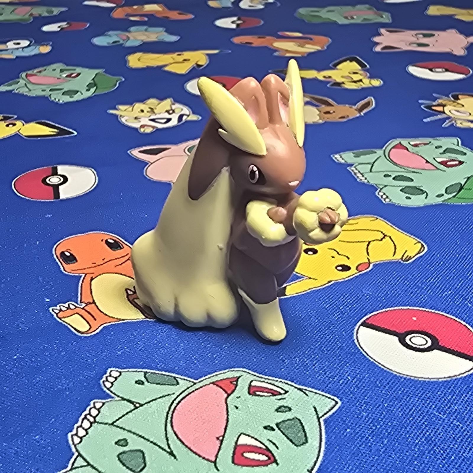 Pokemon Lopunny Figure Finger Puppet 2009 Nintendo Bandai PVC Japan USA Seller