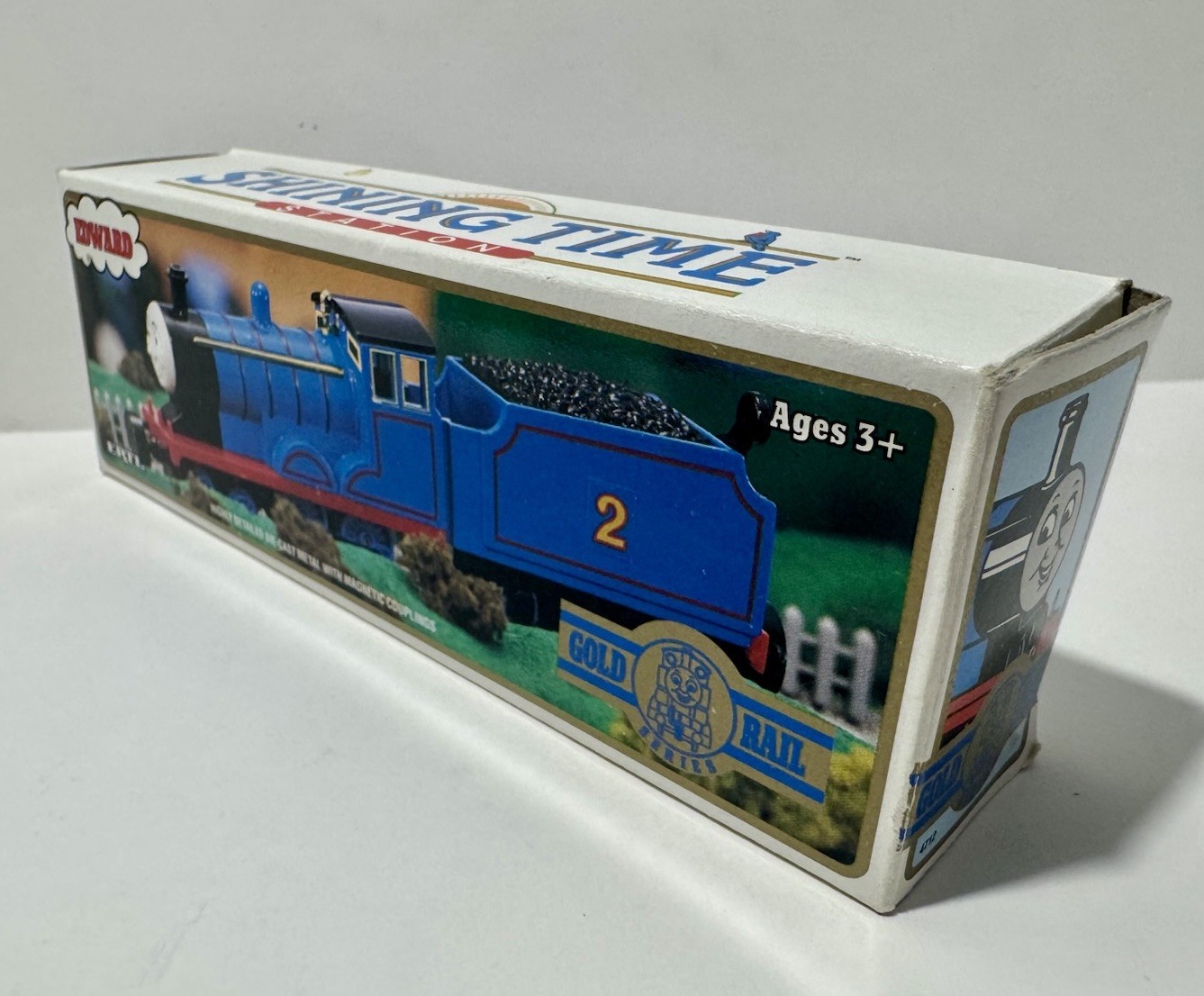 Edward Shining Time Station Engine ERTL Gold Rail Series Thomas Tank Metal Train