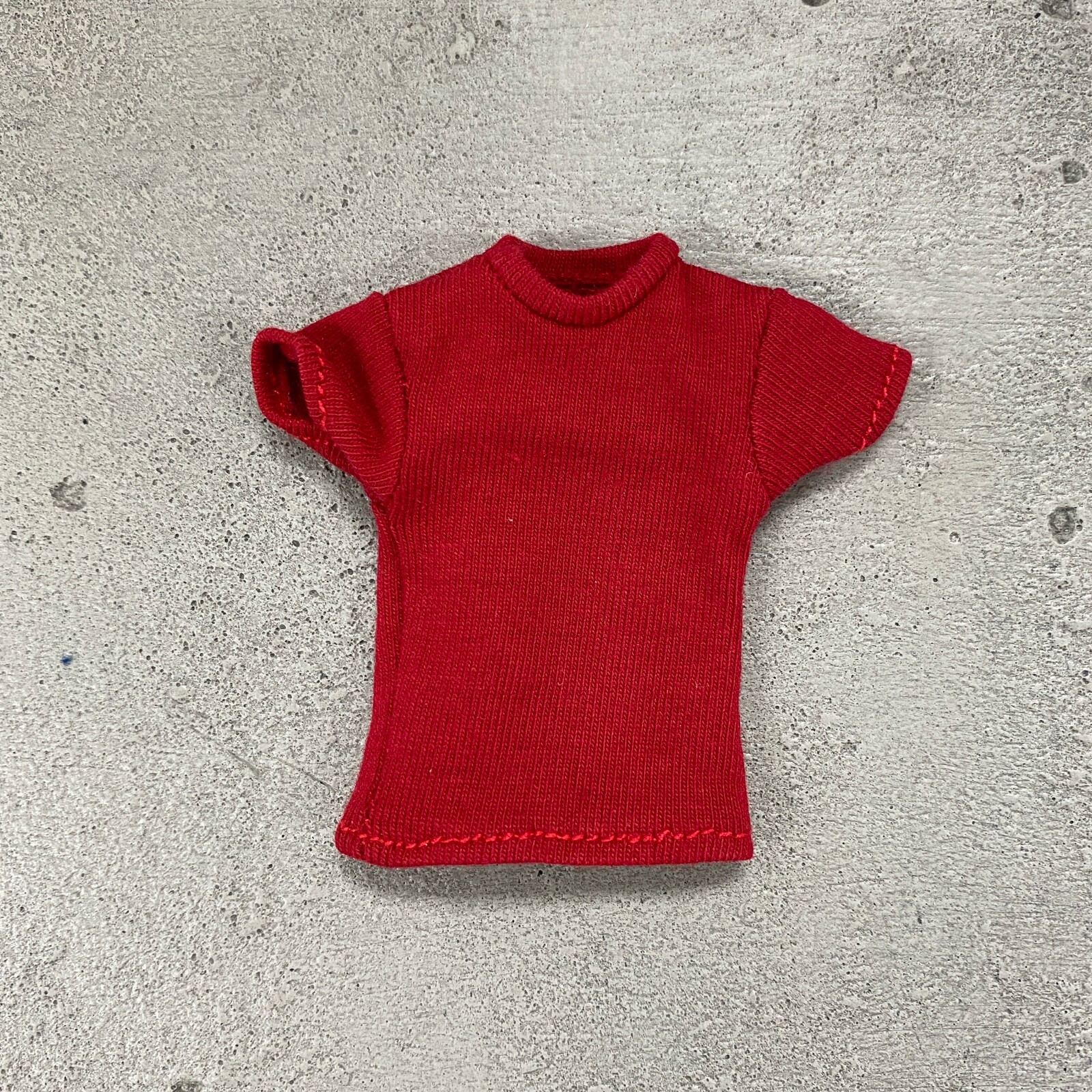 MO-SL-DR: 1/12 Dark Red T-Shirt for 6&Prime; slim action figure body