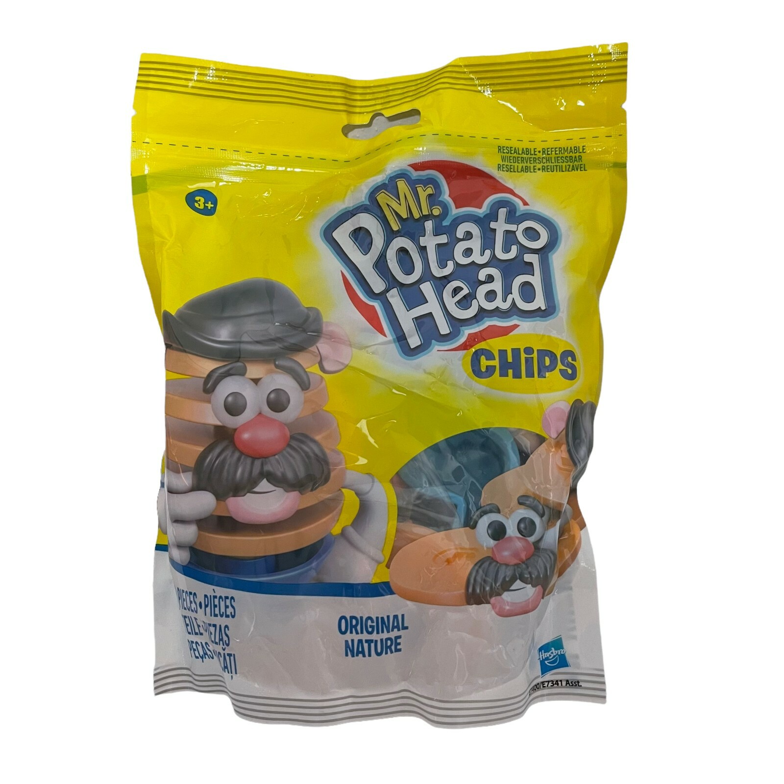 Mr Potato Head Chips Original Nature 10 Pieces with Resealable Bag Hasbro 3+ NEW
