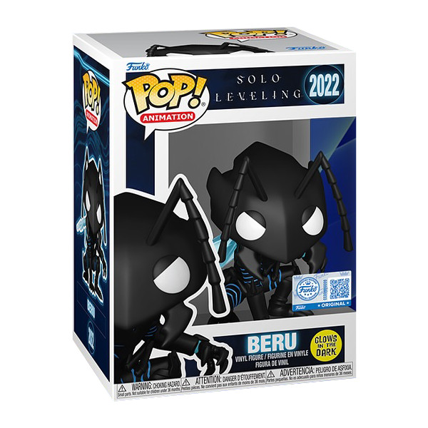 SOLO LEVELING – Beru (GLOW) #2022 Exclusive Pop! Vinyl Figure + POP PROTECTOR