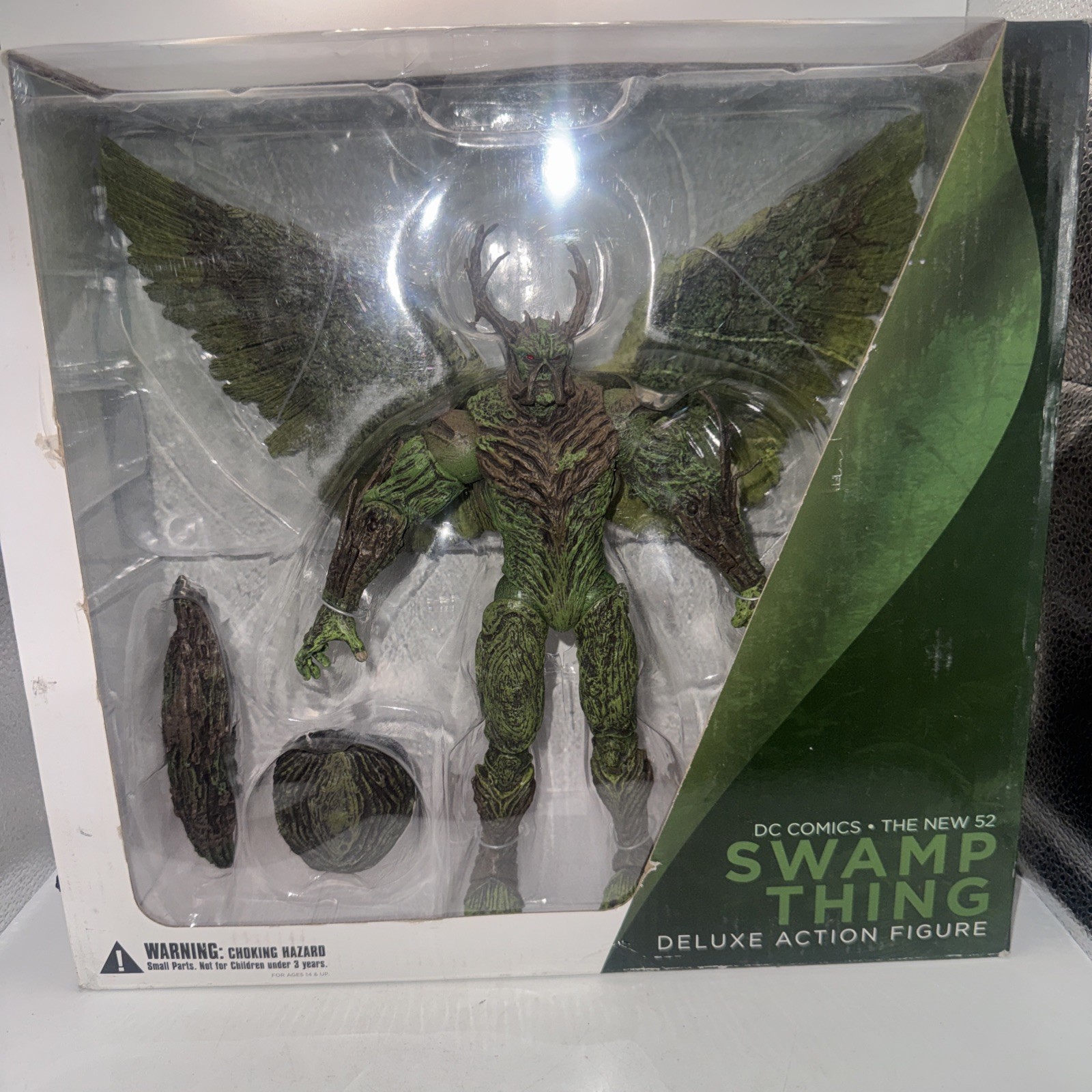 DC Collectibles Comics The New 52 Deluxe Swamp Thing Action Figure 13” Wide RARE
