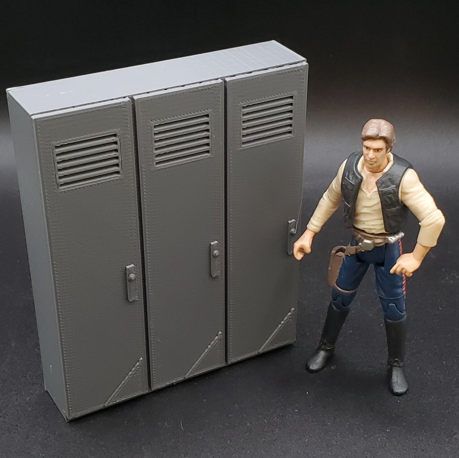 CUSTOM LOCKER for 3.75&Prime; 1:18 scale Figure star wars GI JOE Diorama SCHOOL (B34)