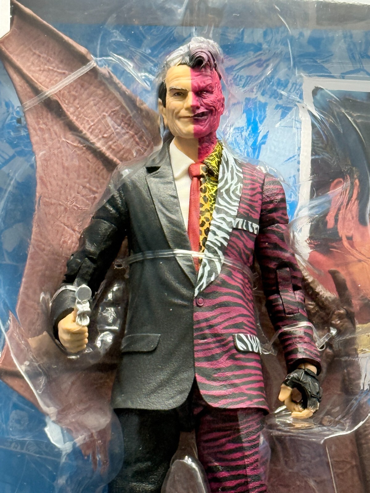 TWO-FACE McFarlane 7&Prime; DC Multiverse BATMAN FOREVER Movie Nightmare Bat BAF wave