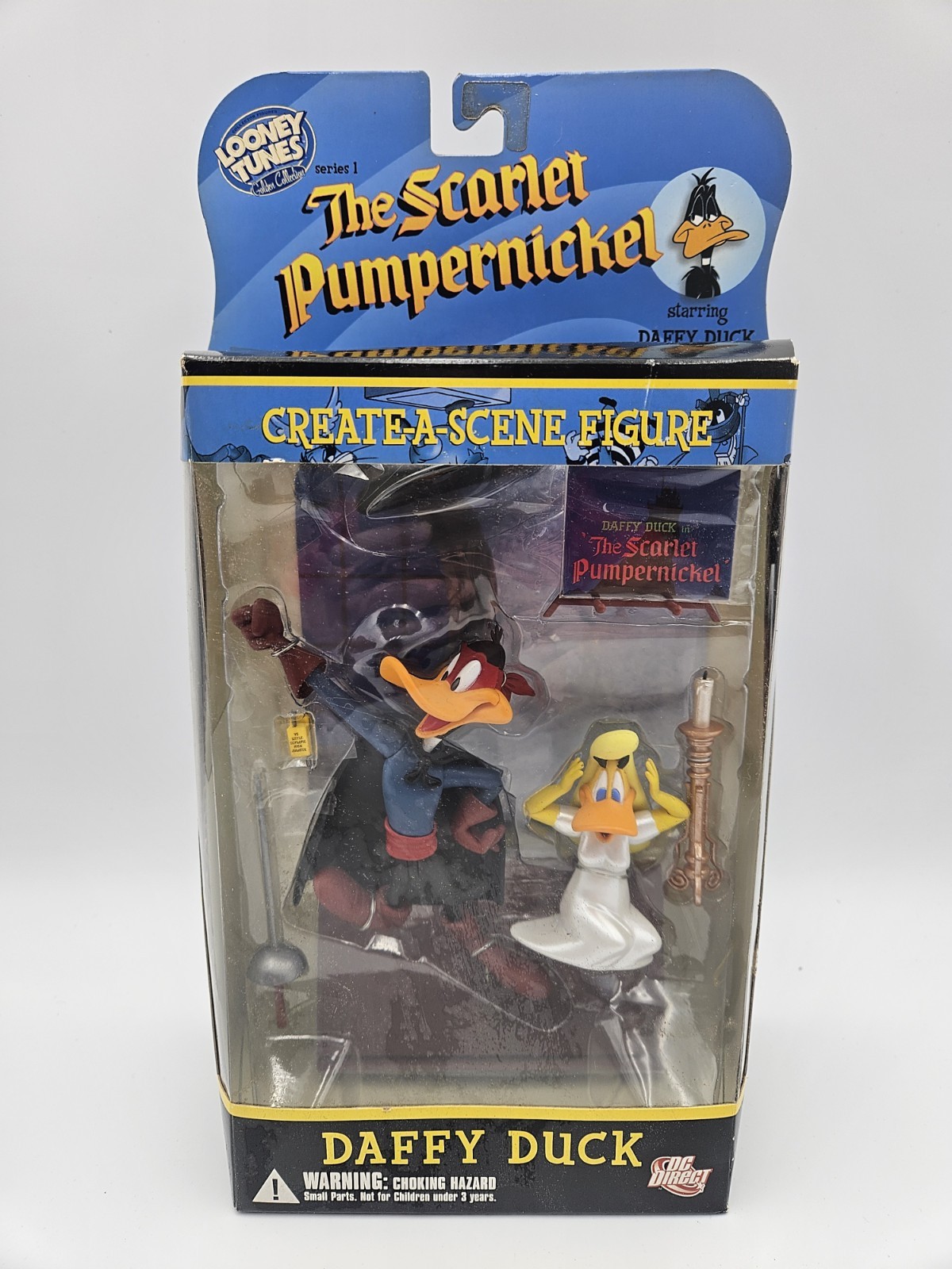 Looney Tunes THE SCARLET PUMPERNICKEL Daffy Duck Figure Scene Golden Series 1