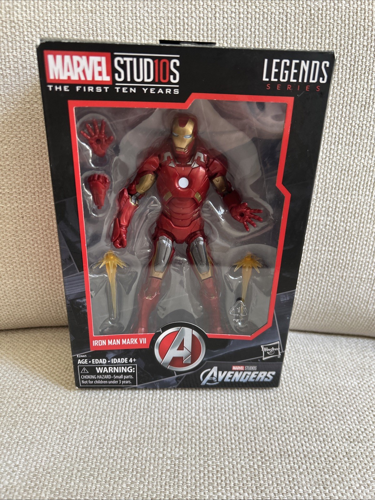 Marvel Legends MCU Studios First Ten Years Iron Man Mark 7 VII 6&Prime; Inch Brand NEW