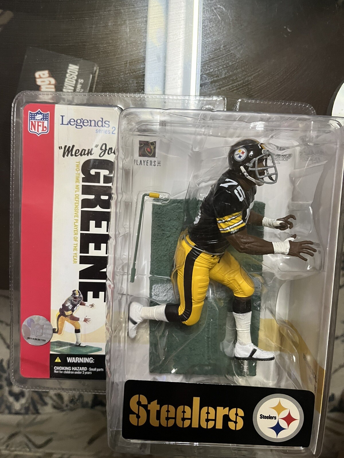 Mean Joe Greene Figure pittsburgh Steelers NFL Legends Series 2 McFarlane hof