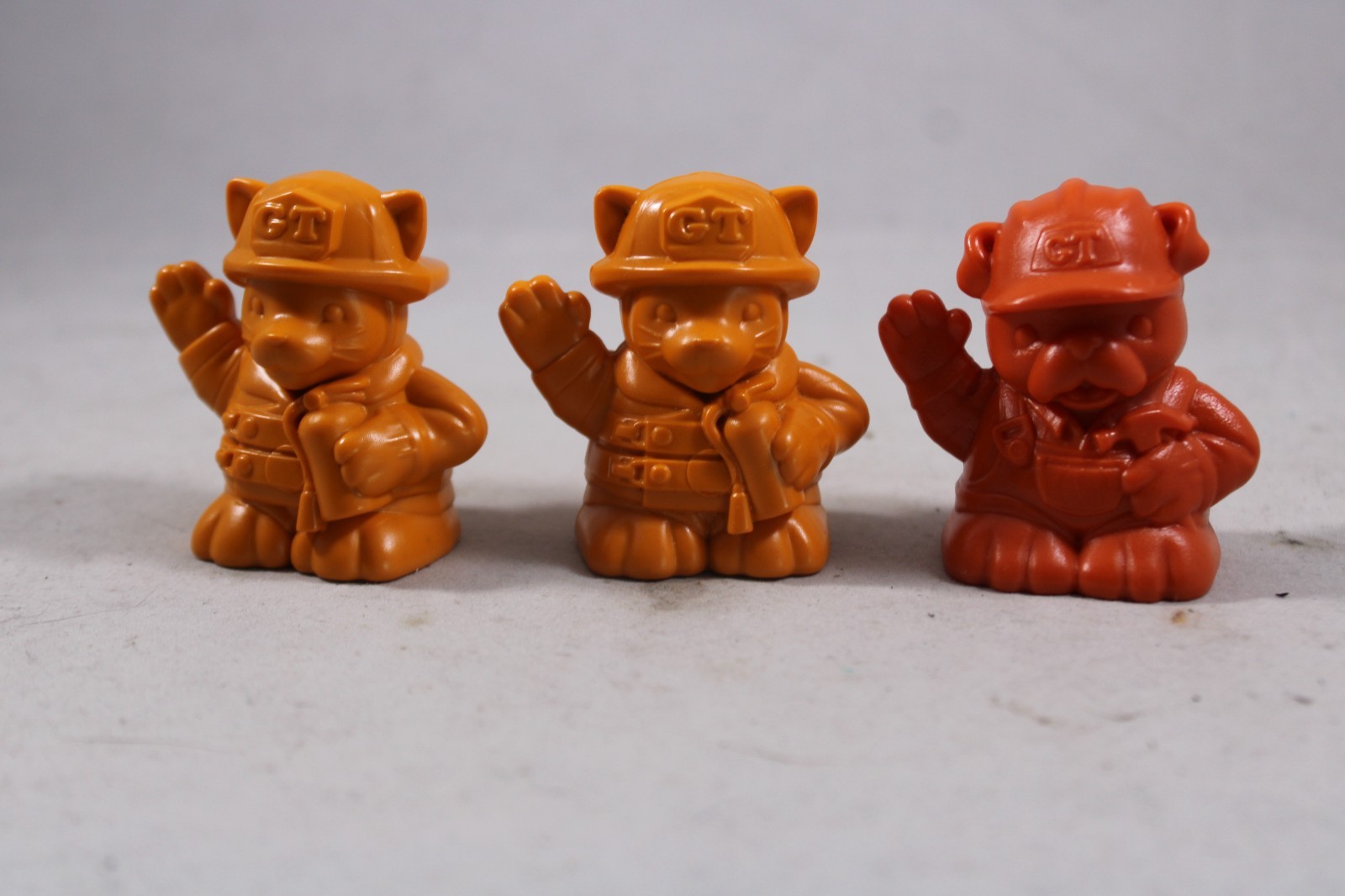Fire Fighter Cat Green Toys Firehouse Firefighter Lot of 3 – Construction Dog
