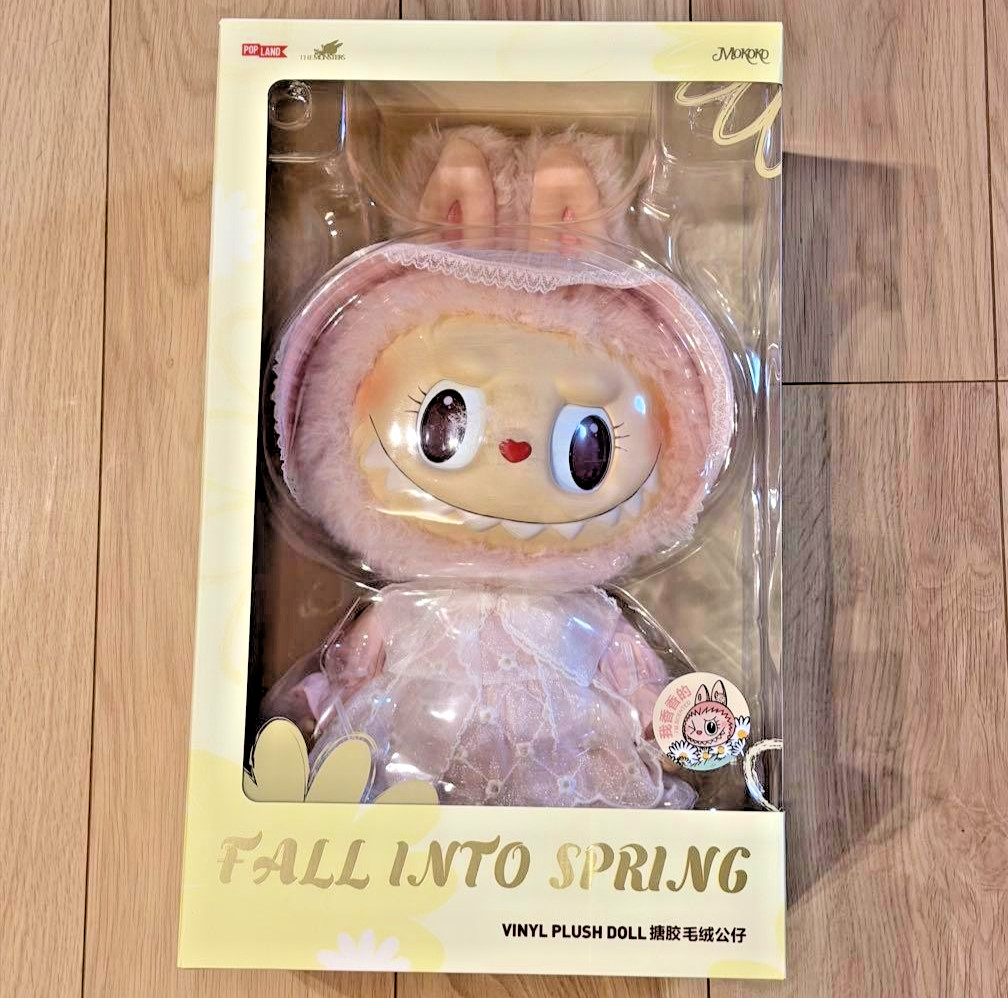 POPMART Mococo Fall Into Spring Plush Doll 38cm Official Authentic Figure