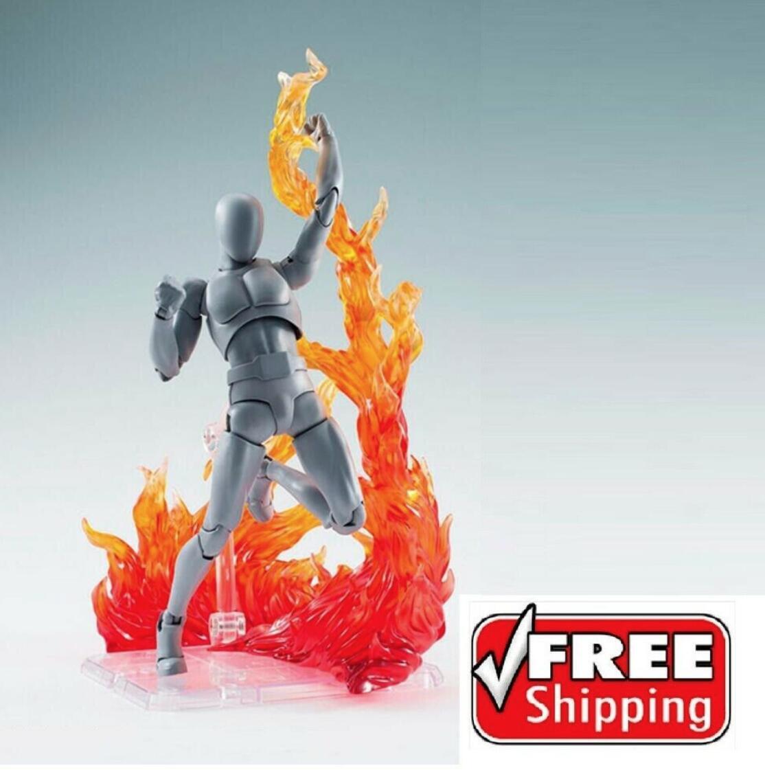 EFFECT BURNING FLAME Red D-Art Figma Kamen Rider gundam 1/12 figure hot toys