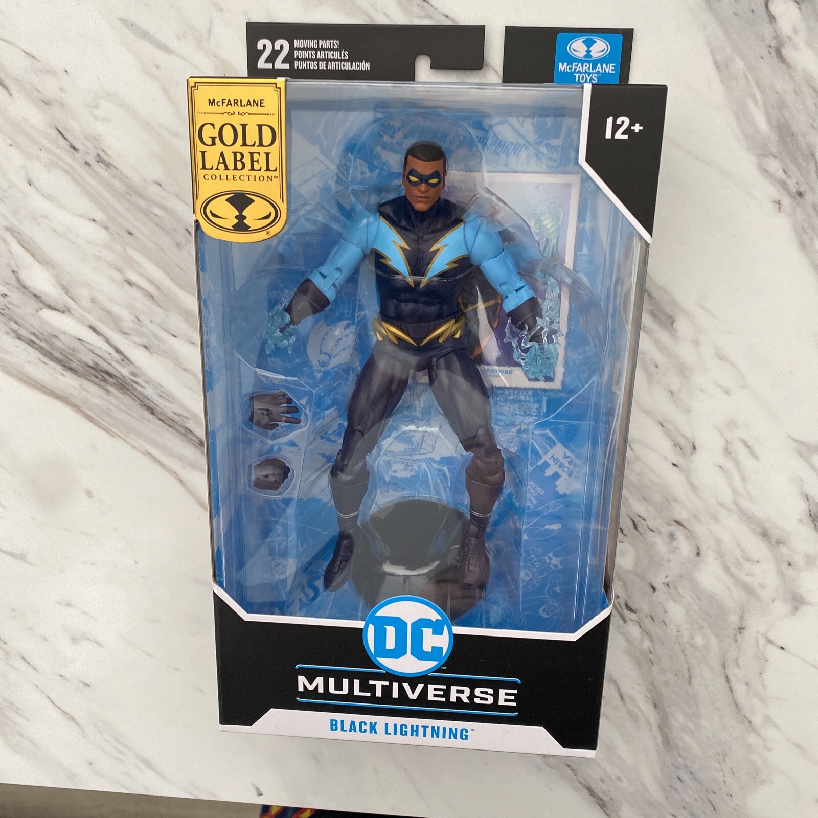 GREAT CONDITION Mcfarlane Black Lightning DC Multiverse Gold Label Figure 2023