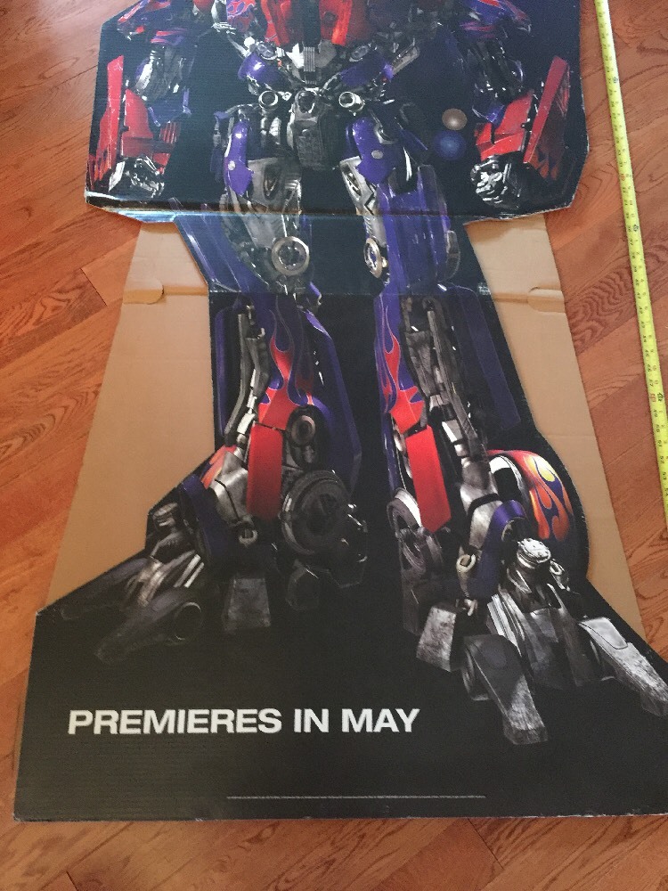 HBO Generation 1 Transformers OFFICAL CINEMAX CARDBOARD STANDEE UNUSED -PRIME
