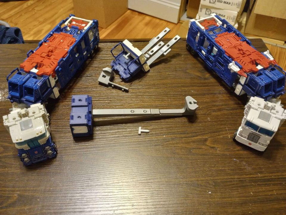 Add-on- siege/kingdom ultra magnus hammer-trailer kit