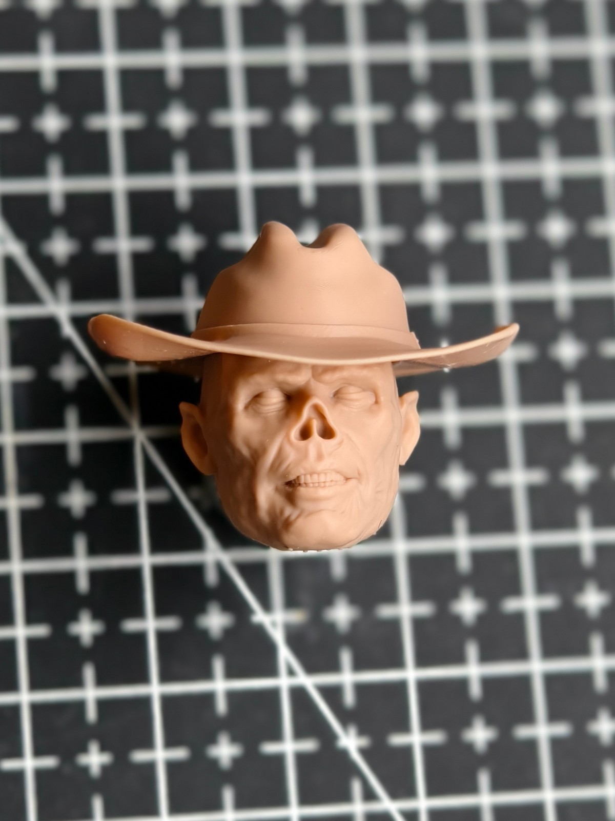 1/18 1/12 1/6 Unpainted Walton Goggins Head Carving Sculpt White Mold