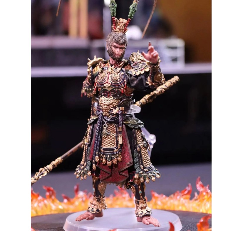 INART Black myth wukong QS statue 1/12 Action Figure Rooted Hair Collection