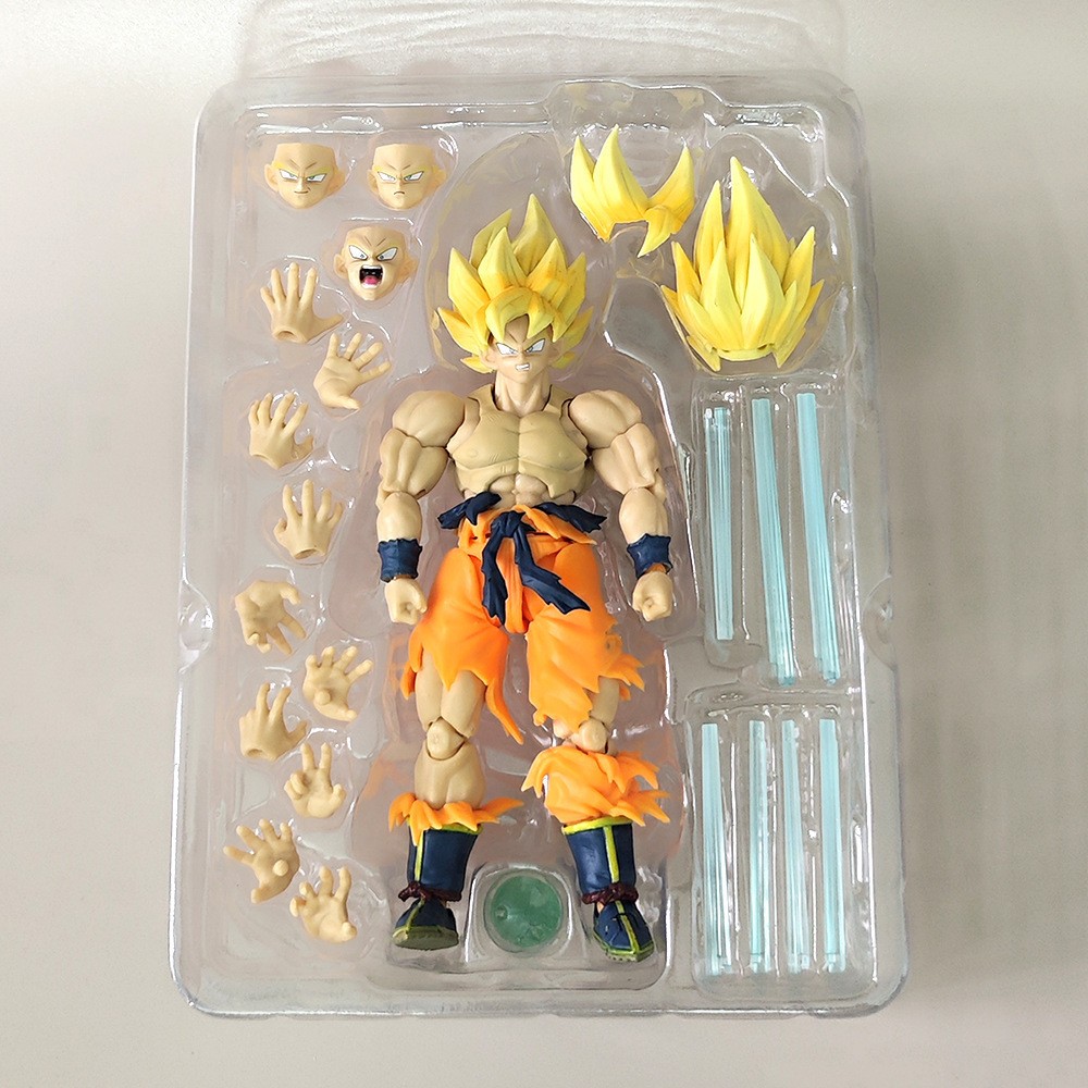 D.B SHF Legendary Super Saiyan Son Goku Action Figure Toys Box Gift Collectible