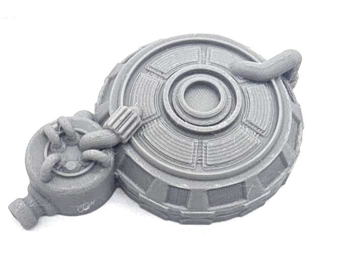 3d Printed Gray Imperial Ground Generator Star Wars Legion scale