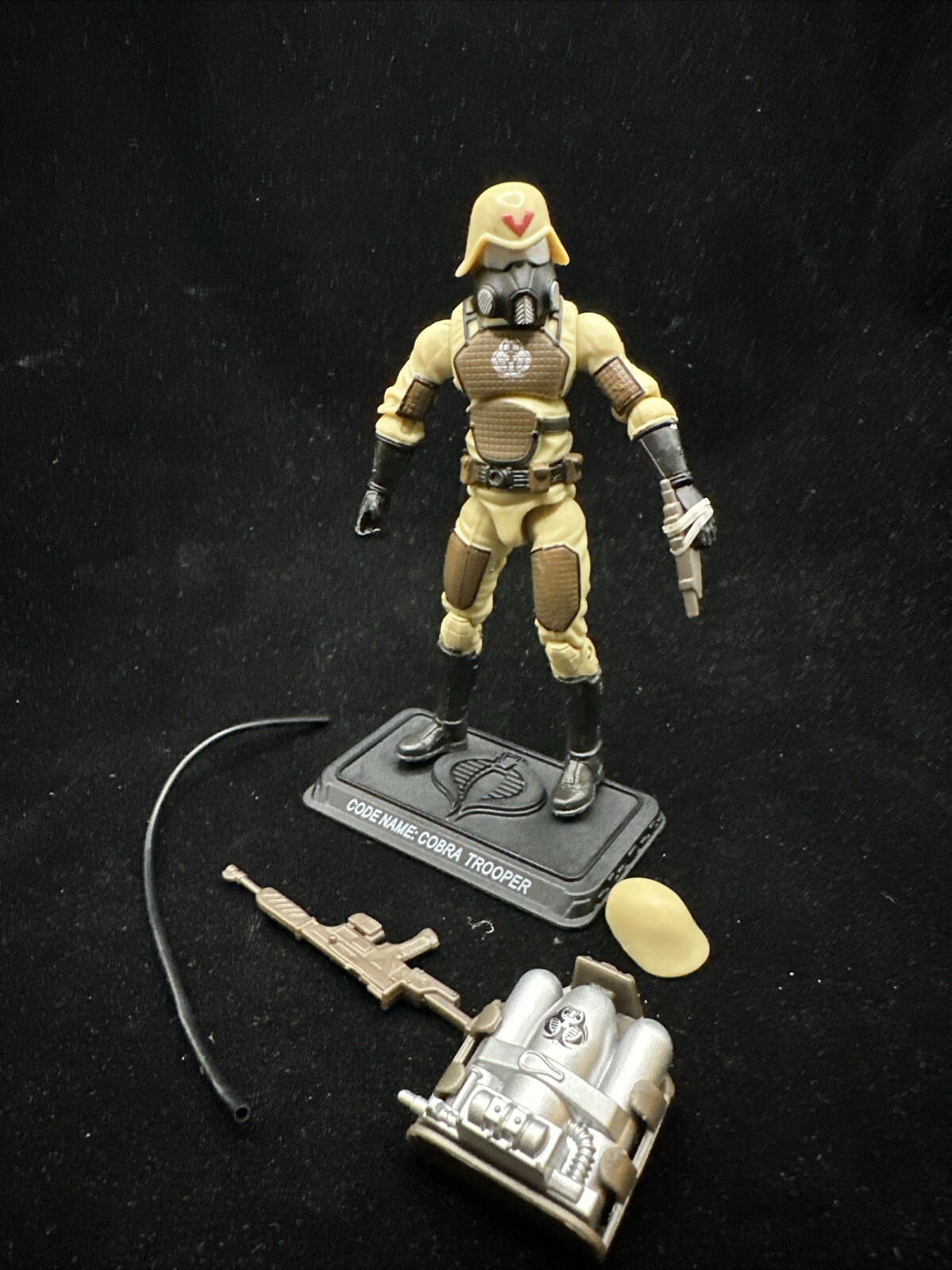 Gi Joe 25th Anniversary Desert Assault Squad Cobra Trooper Environment 8824