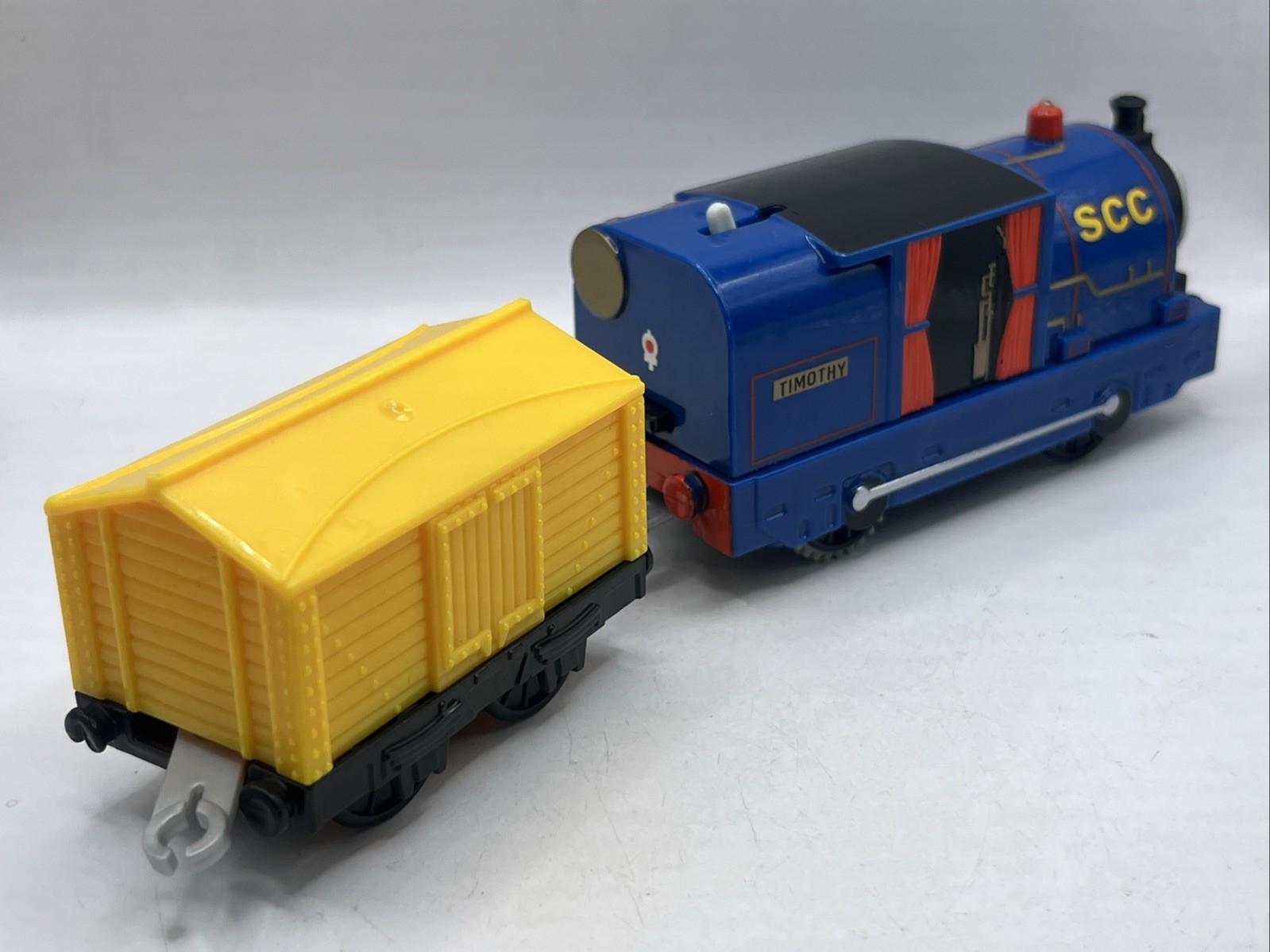 Thomas TrackMaster Motorized Train TIMOTHY & CARGO CAR 2013 Tested EUC