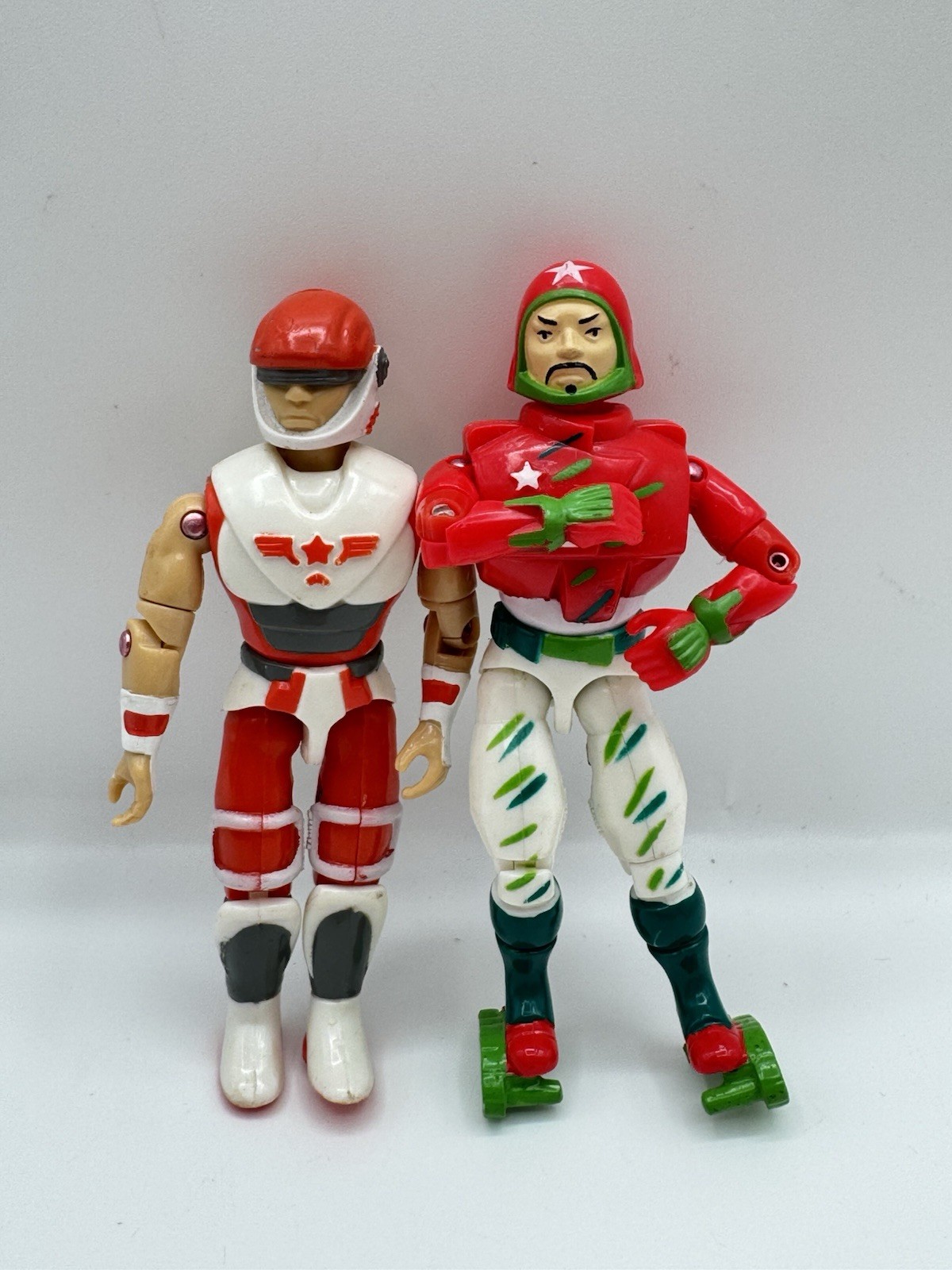 Vintage 1992 The Corps Brickwall 3.75&Prime; Lanard Hat Trick LeMonde Action Figure