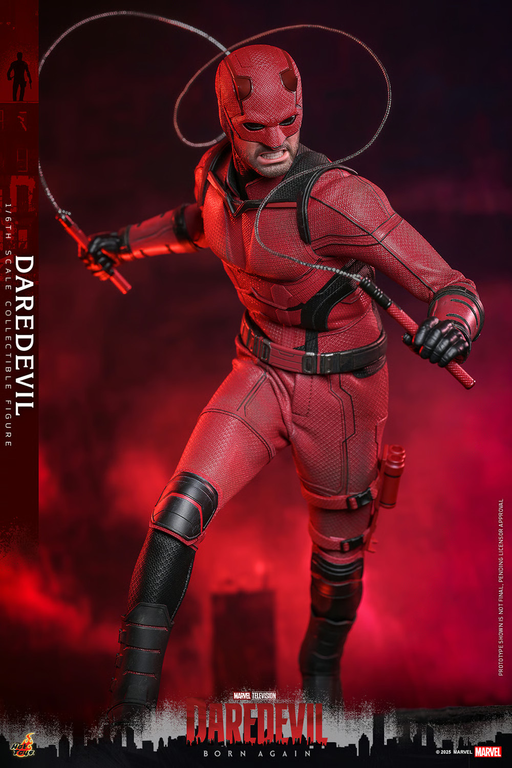 1/6 Marvel Daredevil Born Again: Daredevil Figure Hot Toys 914278 TMS154 PRESALE