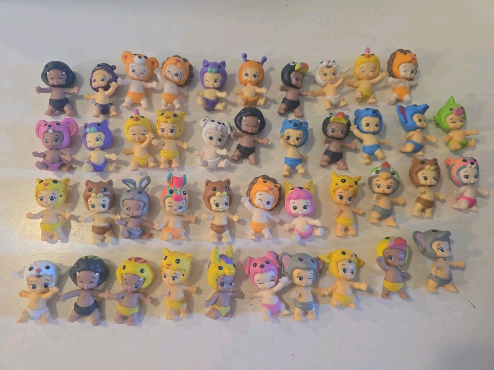 TWOZIES LOT of 42 Babies Moose Dolls Minis Miniature Figures Animals Season 1&2