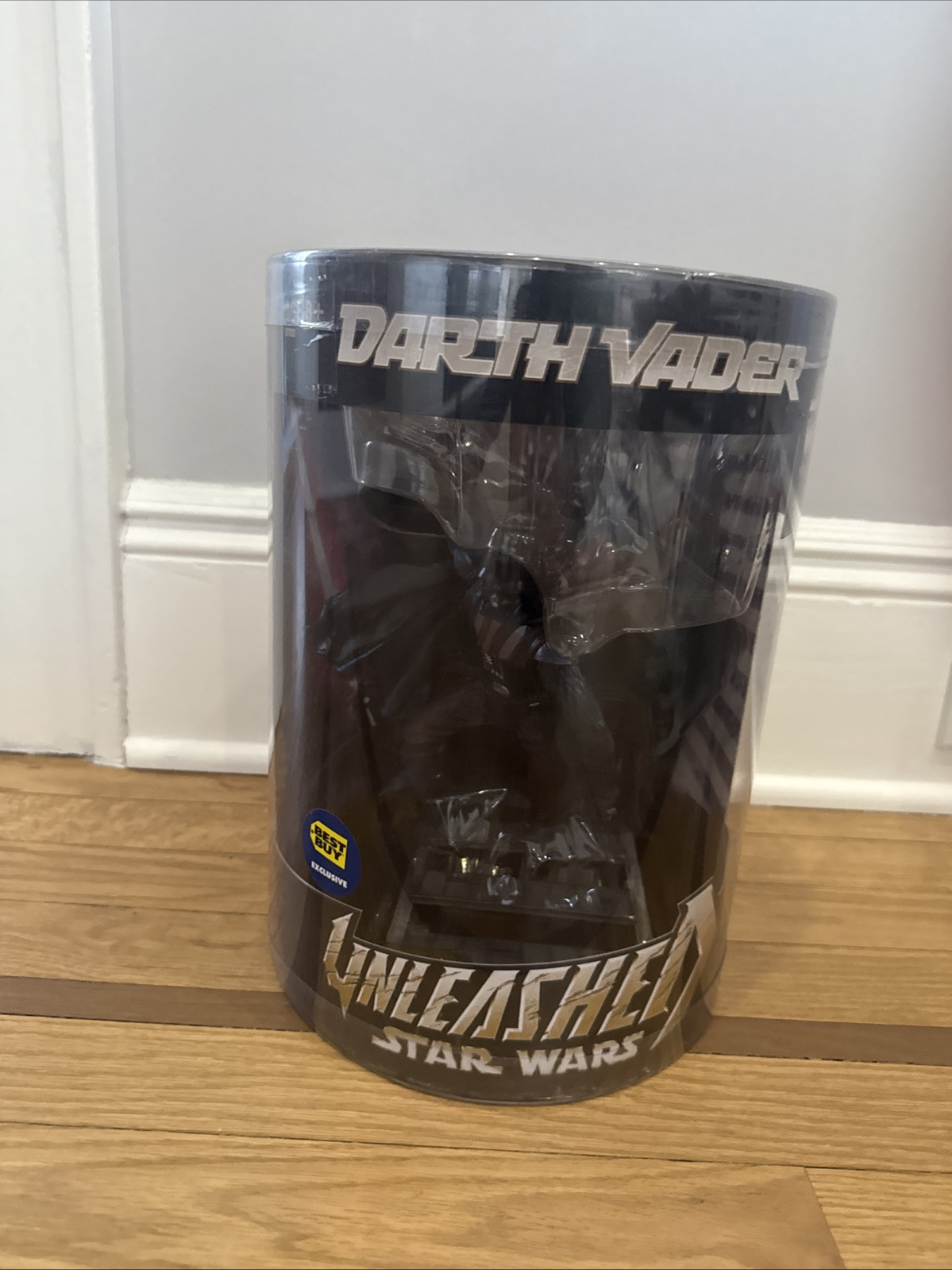 2005 Star Wars Unleashed DARTH VADER Action Figure Tube Shell New