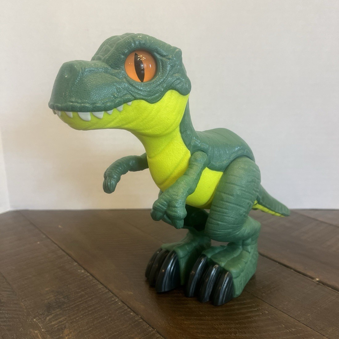 Mattel Jurassic World Tyrannosaurus Rex Plastic Figure Green/Yellow/Black 2020