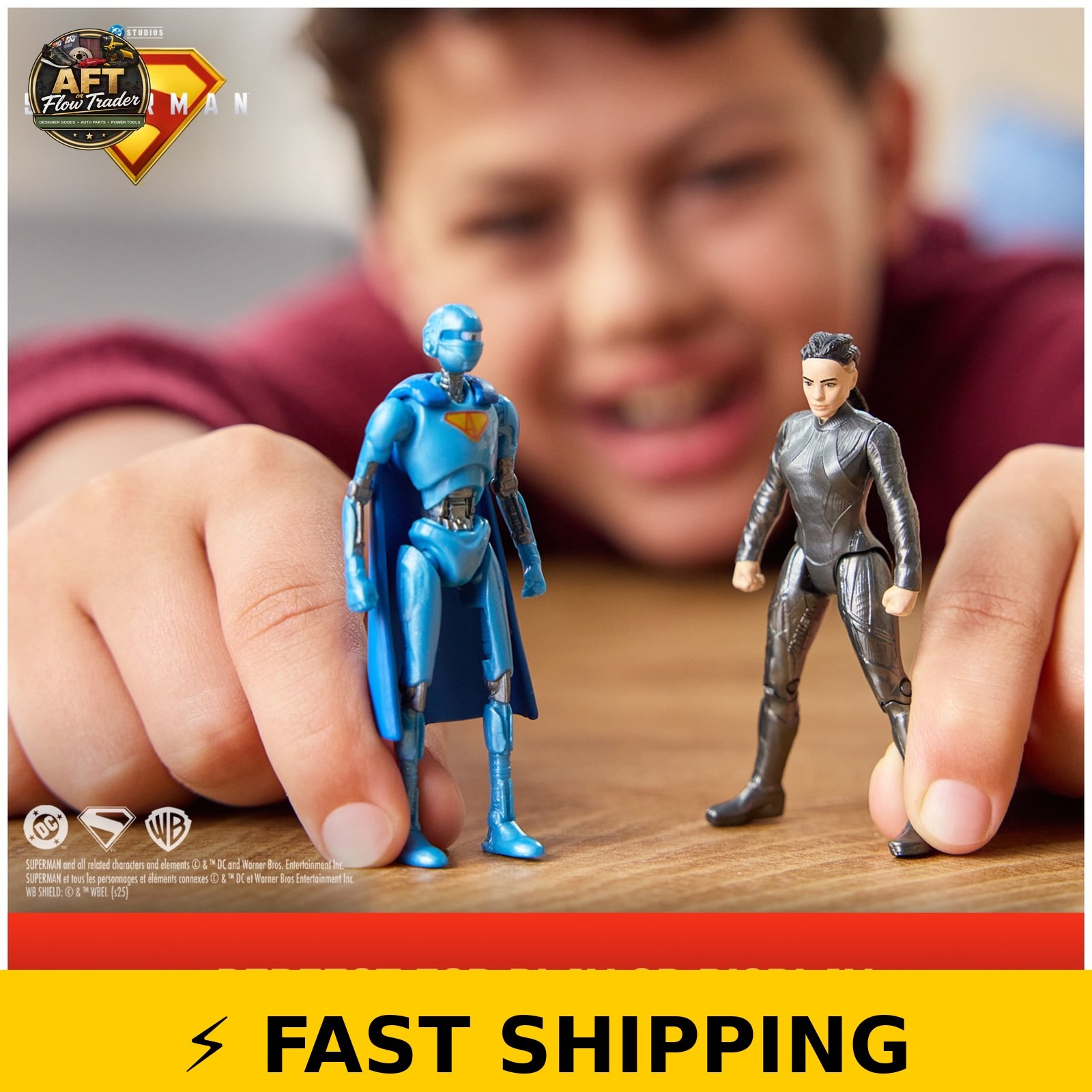 DC Comics Superman 5-Pack Action Figures Set for Ages 4 and Up
