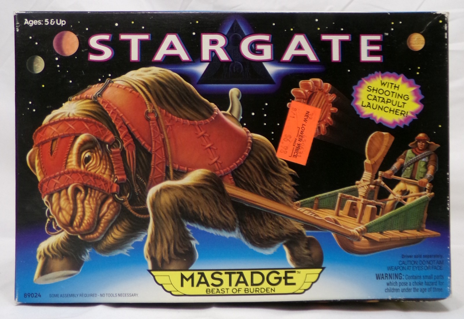 1994 Hasbro Stargate Mastadge Beast of Burden 1/18 Scale Vehicle Unused in Box