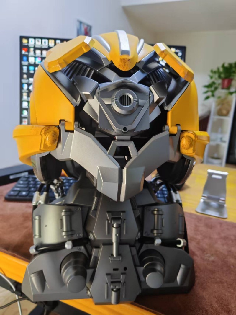 Bumblebee Helmet English Voice Controlled Xmas Gifts 1:1 Fast Shipping