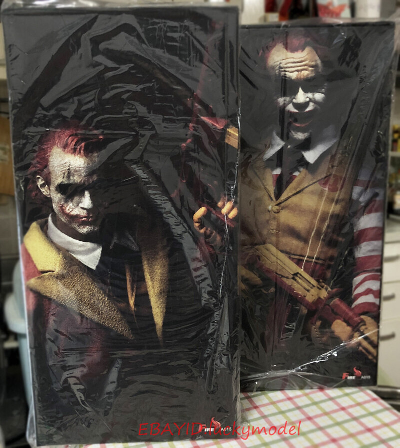 FIRE A015 1/6 Burger Uncle Fast Food Clown JOKER Double Headsculpt + Accessories