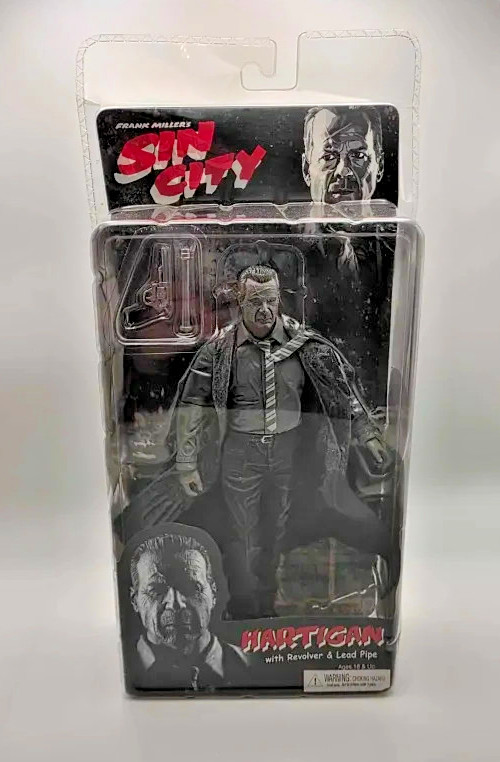 Frank Miller&rsquo;s SIN CITY Hartigan with Revolver & Lead Pipe *NIB*