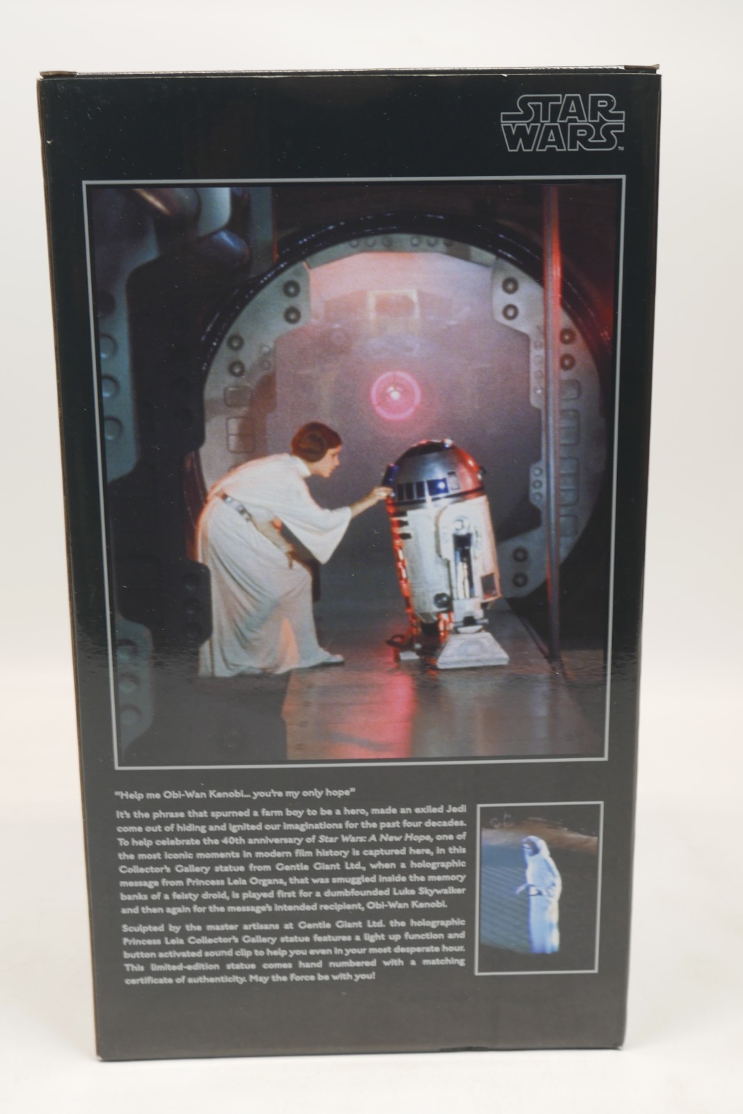 2017 SDCC GENTLE GIANT STAR WARS PRINCESS LEIA HOLOGRAPHIC 1/8 STATUE #534/770