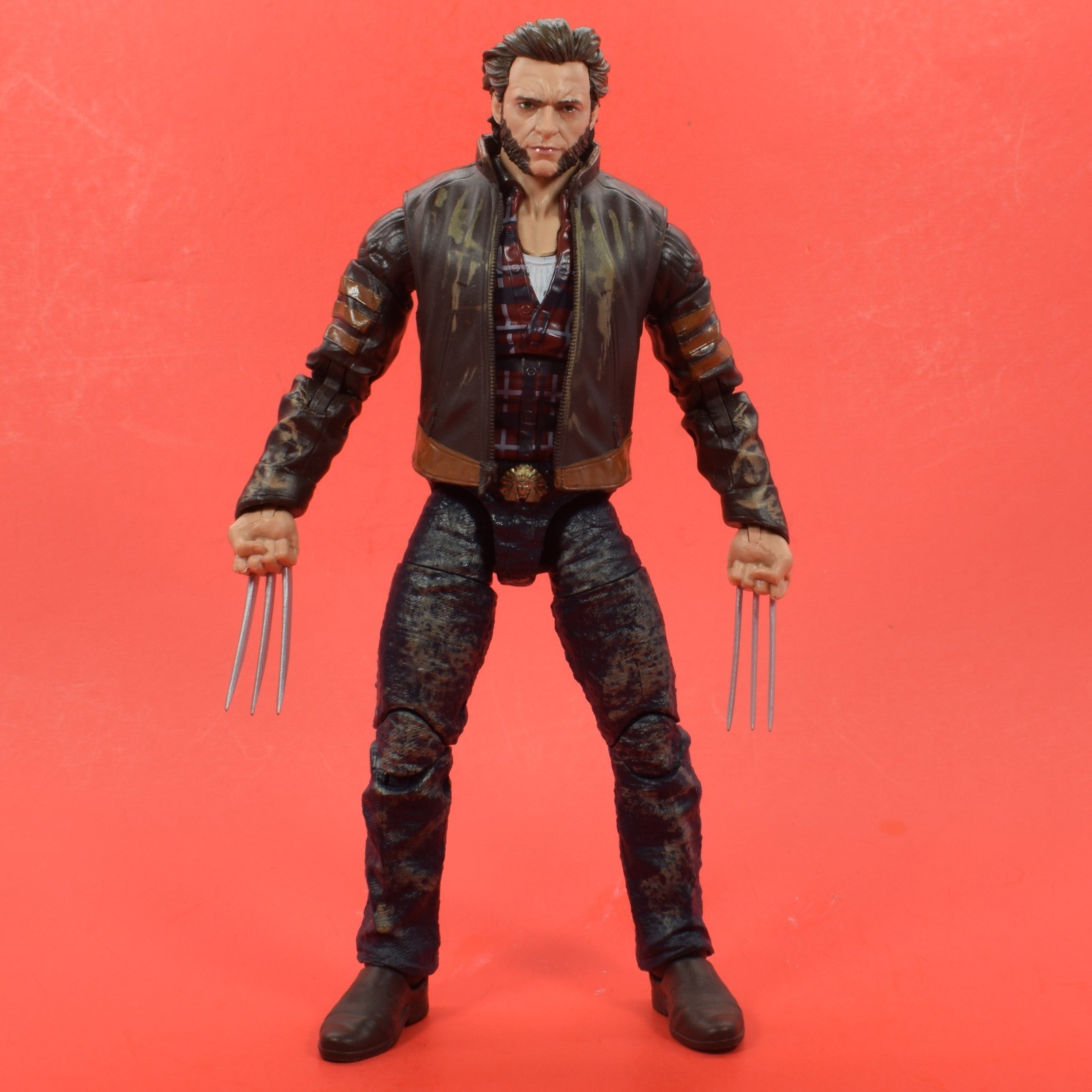 Marvel Legends 6&Prime; X-Men Movie Hugh Jackman Leather Jacket Wolverine AsShown ZN31
