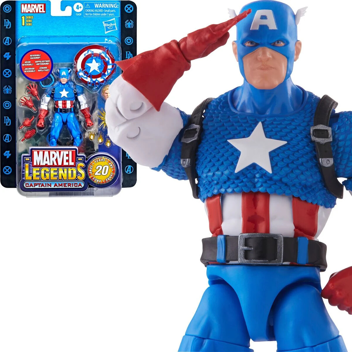 2022 Marvel Toy Biz Legends 20th Anniversary CAPTAIN AMERICA 6&Prime; Hasbro Figure
